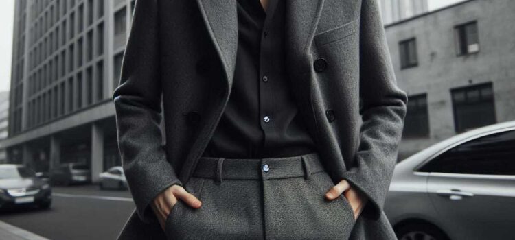 Grey Coat Pant With Black Shirt: Versatile Style Guide