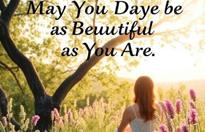 May Your Day be as Beautiful as You Are