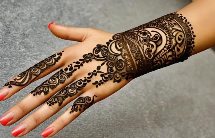 Modern Mehndi Design