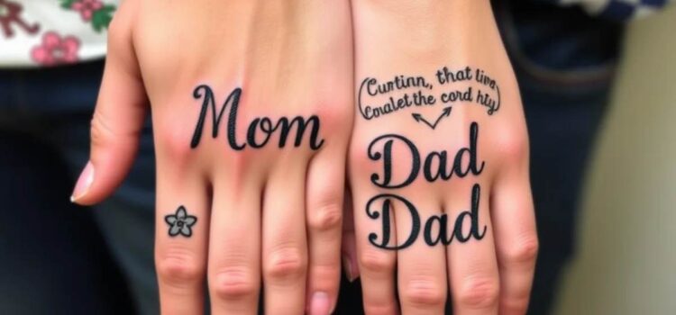 Mom Dad Tattoo On Hand For Girl – Design Guide 2024