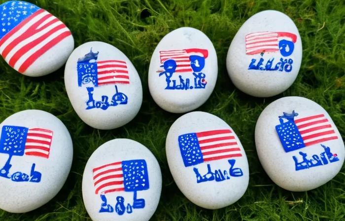 Patriotic Story Stones