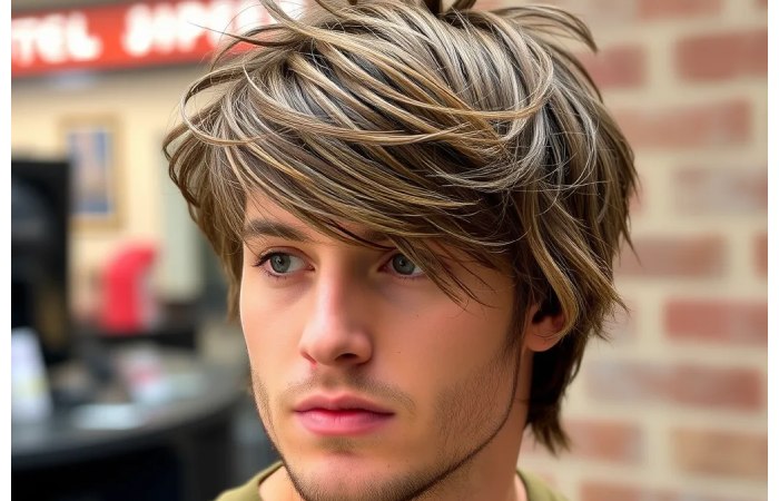 Side-Swept Tousled Look