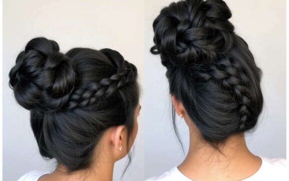 Simple Braided Updos For Black Hair