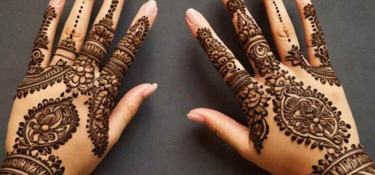 Simple Mehndi Back Hand Design Ideas