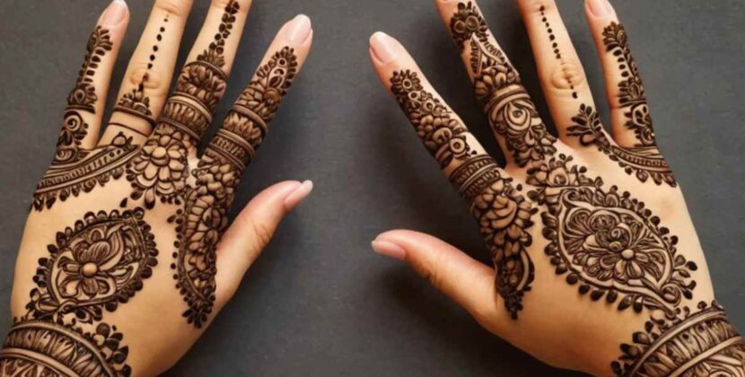 Simple Mehndi Back Hand Design