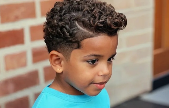 The Curly Fade