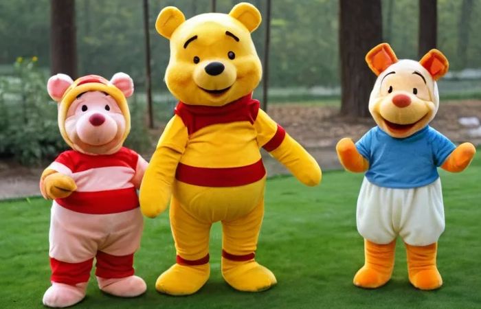 Winnie the Pooh, Tigger, and Piglet