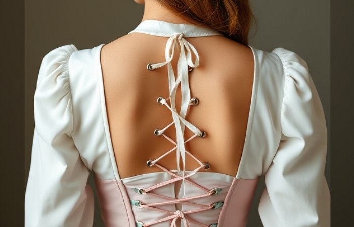 Corset Style with Tie-Up Back