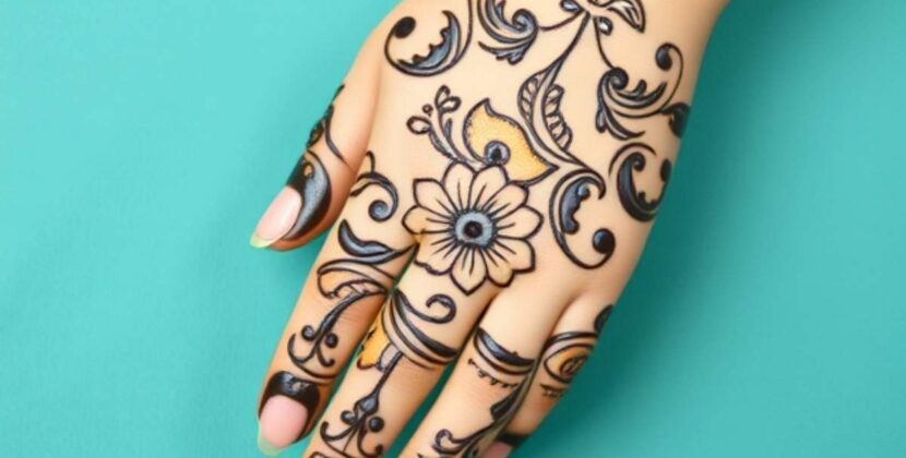 Cute Easy Mehndi Designs for Kids