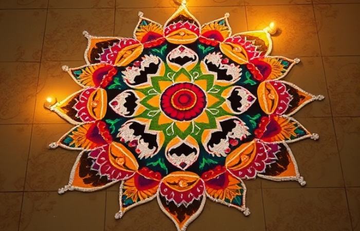 Floral Rangoli