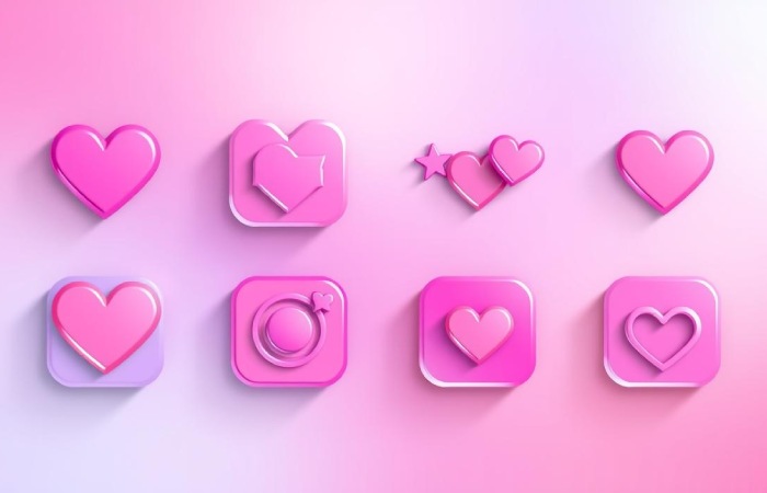 Pink Purple Instagram Highlight Icons Friends