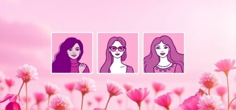 Pink Purple Instagram Highlight Icons Friends for Social Media